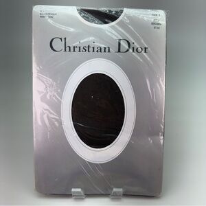Vintage Christian Dior Shiny Opaque Pantyhose